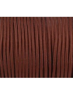 Cordon paracorde 3mm marron acajou 2