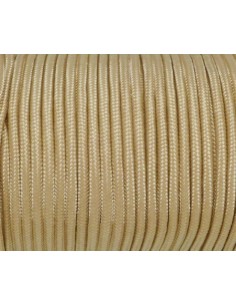 Cordon paracorde 3mm beige vanille 2