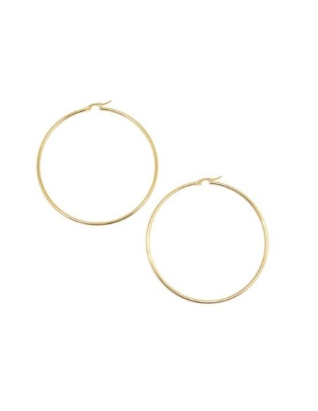 créole XXL doré en acier inoxydable 75mm - BO XXL