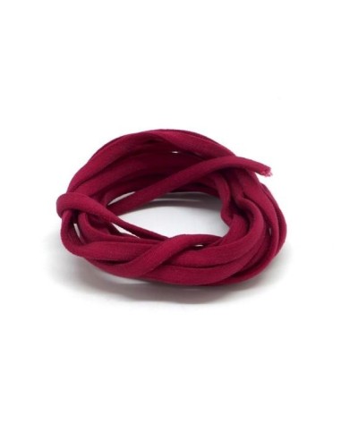 Cordon élastique 4mm rouge bordeaux pour bracelet