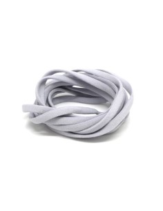 Cordon élastique 4mm style spaghetti gris clair