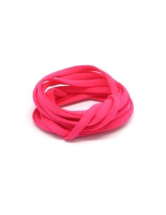 Cordon lycra 4mm rose fluo mat 2