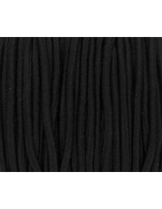 Elastique pour masque noir 2,5mm 2