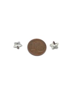 Mini perle intercalaire en métal argenté. Autres modèles disponibles.