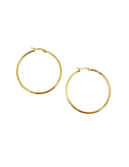 Créoles doré 50mm pas chères