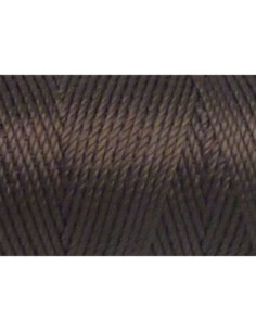 5 m fil, cordon nylon marron brun brillant 0,8mm