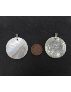 Pendentif éléphant en nacre 2