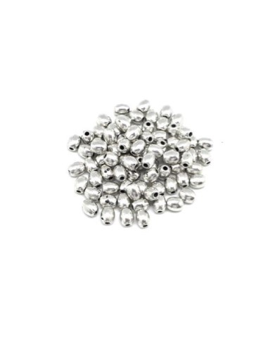 Perle tonneau de petite taille pour cordon 1mm