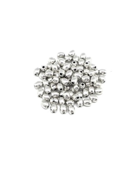 Perle tonneau de petite taille pour cordon 1mm