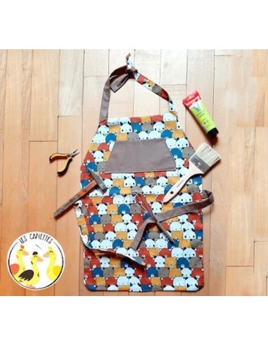 Kit Couture Enfant tablier ourson