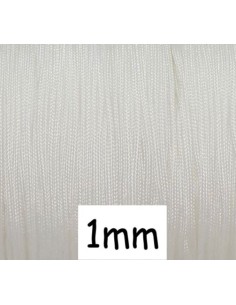 Fil de jade 1mm blanc - idéal noeud coulissant - WRAP - SHAMBALLA