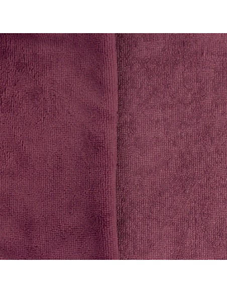 Tissus éponge de bambou aubergine vendu au mètre