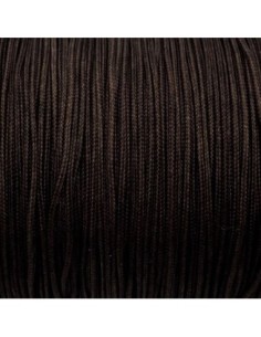 Fil de jade 0,8mm marron foncé - Bracelet WRAP - SHAMBALLA 2