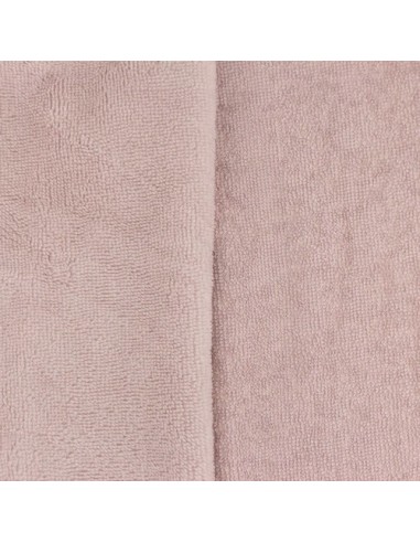 Tissus éponge de bambou rose clair vendu au mètre