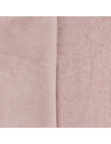 Tissus éponge de bambou rose clair vendu au mètre