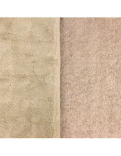 Eponge de bambou taupe clair vendu au mètre 2