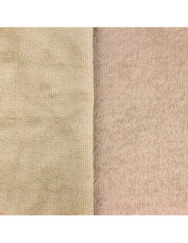 Tissus Eponge de bambou taupe clair vendu au mètre