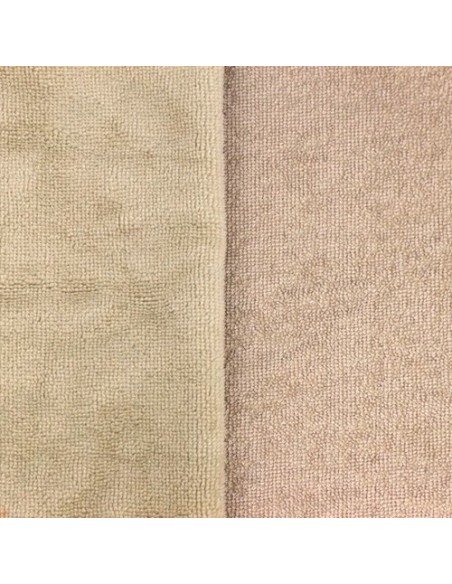 Tissus Eponge de bambou taupe clair vendu au mètre