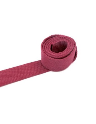 Sangle Coton rouge bordeaux pour ceinture