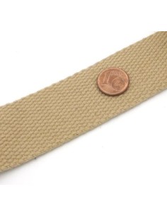 Sangle Coton beige, sable pour sac, banane, sac à dos 30mm 2