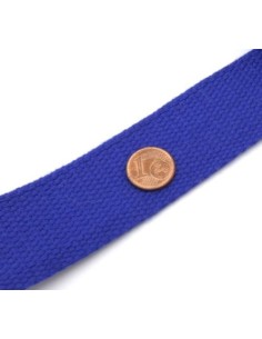 Sangle Coton bleu outremer pour sac, banane, sac à dos 30mm 2