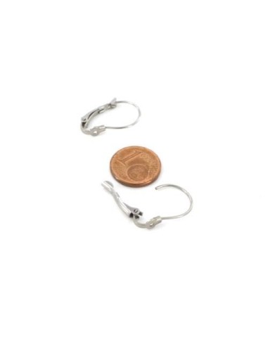 Supports boucle oreille acier fantaisie dormeuse à customiser