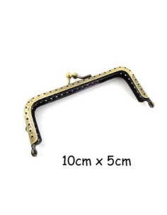 Fermoir porte monnaie bronze 10cm vintage