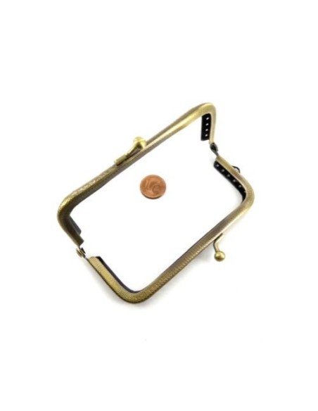 Fermoir rétro porte monnaie bronze pas cher 10cm