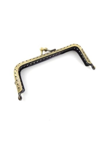 Fermoir vintage bronze pour couture porte monnaie