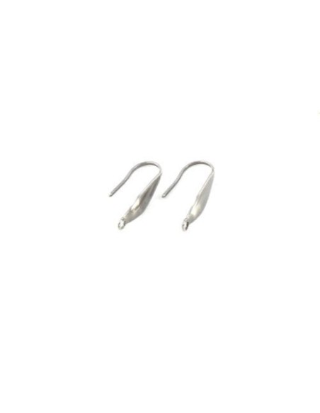 Support boucles d'oreilles crochet an acier inox pas chère