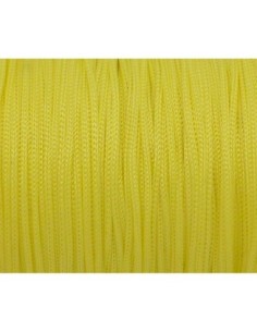 3m Fil polyester, nylon tressé 0,7mm jaune brillant, satiné