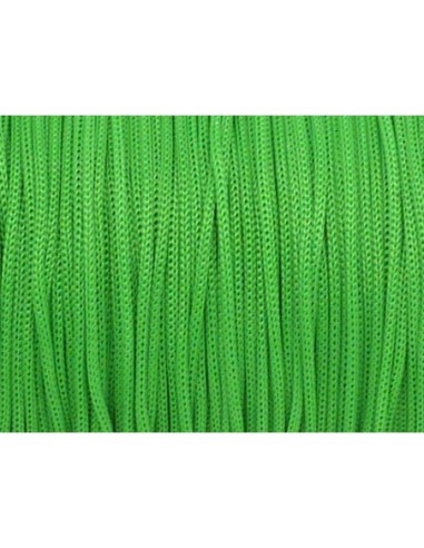 3m Fil polyester, nylon tressé 0,7mm vert 0,7mm brillant, satiné