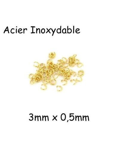 Créoles en acier inoxydable anneaux fil 3 mm rond diamètre 60 mm