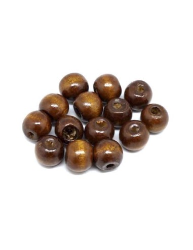 perles en bois ronde pour macramé