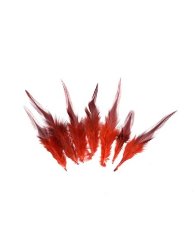 Plume rouge approximativement 8-15 cm pour attrape rêves