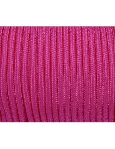 CORDON NYLON GAINÉ résistant ROSE VIF pour bracelets
