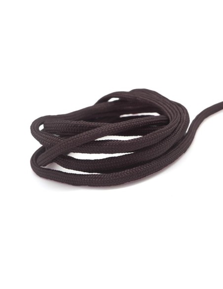 paracorde marron café cordon nylon tressé 4,5mm x 2mm - 7 fils - corde nylon gainé