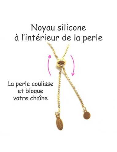 Chainette d'extension avec fermoir