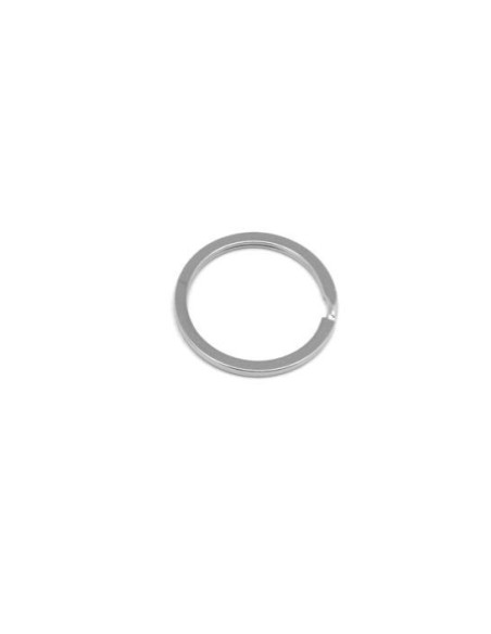 Anneau double argenté 25mm pour sac, porte clef Anneau double argenté 25mm pour sac, porte clef