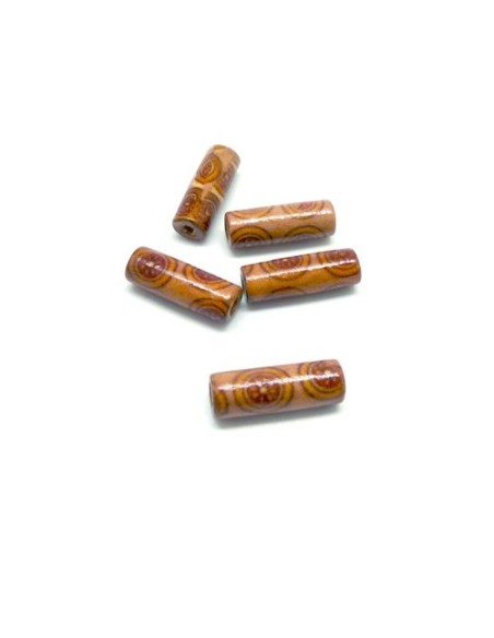 Perle bois pour collier mala