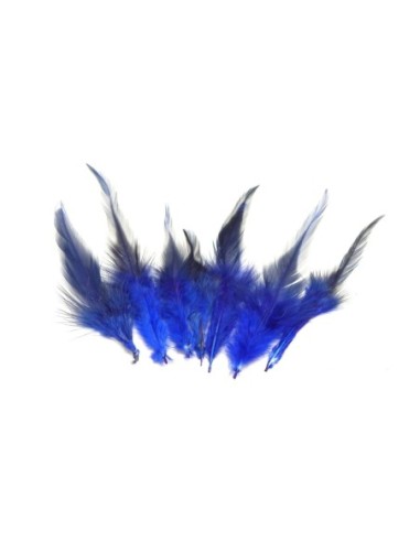 Plume pour attrape rêves bleu électrique approximativement 8-14 cm