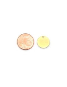 Sequin doré en acier inoxydable à graver 2