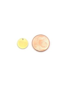 Médaille à graver en acier inoxydable doré  2