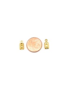Embout serre fil en acier inoxydable doré 3mm 2