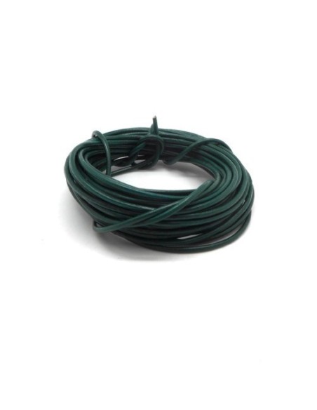 Cordon cuir 1,5mm vert sapin