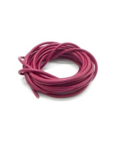 Cordon cuir rond 3mm rose fuchsia pour création DIY 2