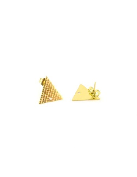Puce boucle d'oreille triangle