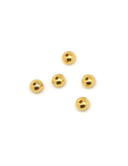 Perle ronde en acier inoxydable pour bijoux 6mm
