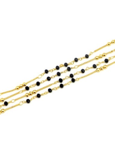 chainette avec perles pour création bijoux