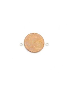 Perle à écraser argenté en acier inoxydable pour cordon de 1mm à 1,5mm 2